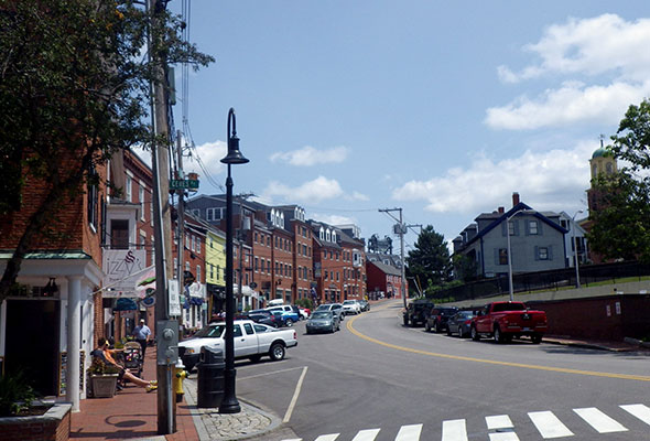 Bow Street in Portsmouth, NH